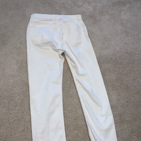 Zara Premium Denim - White Jeans Size 6 - Picture 2 of 3